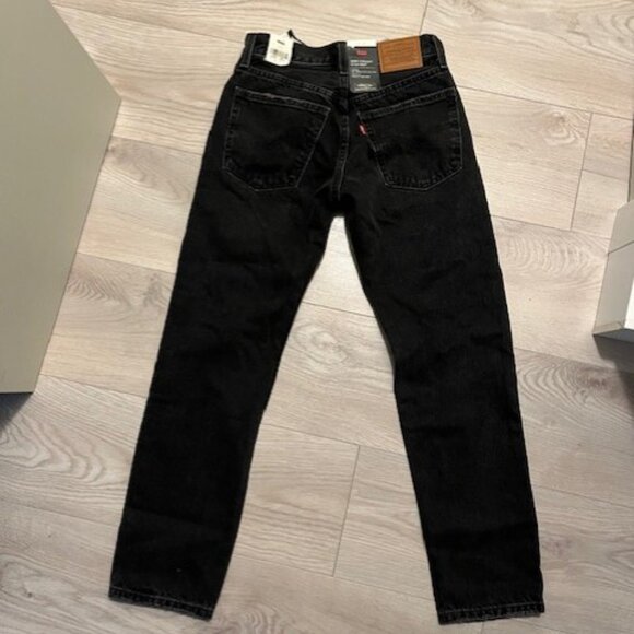 Levi's Middy Straight Women's Jeans Black Size 24 waist x 29 leg - Picture 3 of 3